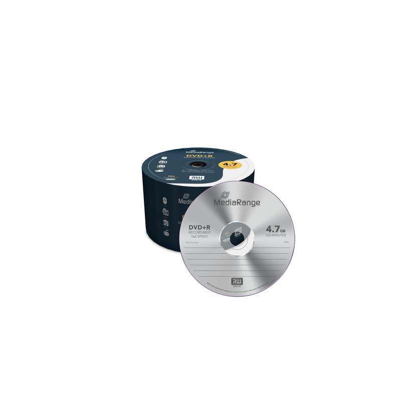 MediaRange DVD+R 4,7GB 16x Spindel 50 MediaRange DVD+R 4,7GB 16x Spindel 50