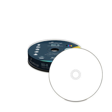 MediaRange BD-R 25 Go 6x imprimable – Spindle 10 | DVDi.fr