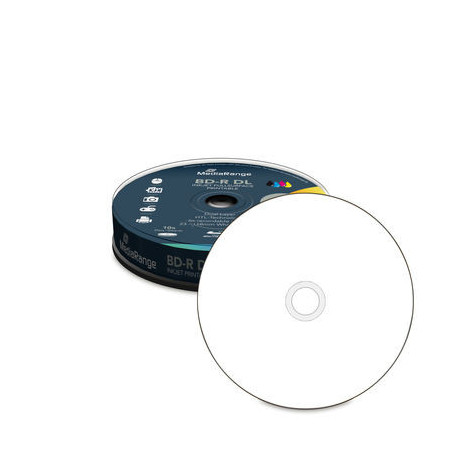MediaRange BD-R DL 50 GB 6x bedruckbar – Spindel 10