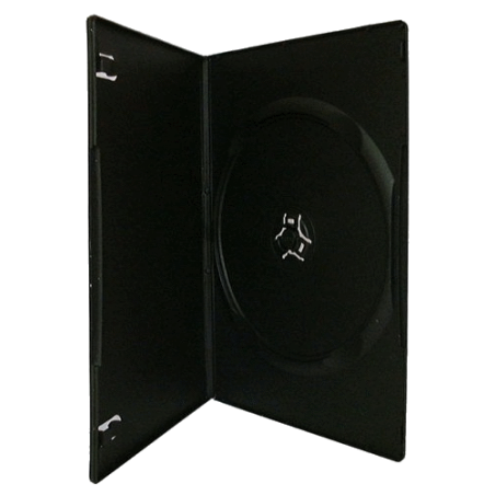 9mm DVD box for 1 Disco Black