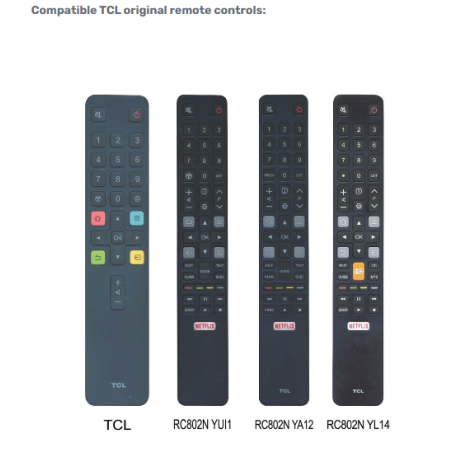 Mando a Distancia Universal para Televisores TCL