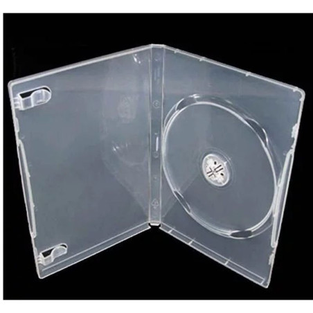 MediaRange DVD case for 1 disc, 14 mm, transparent | DVDi.fr