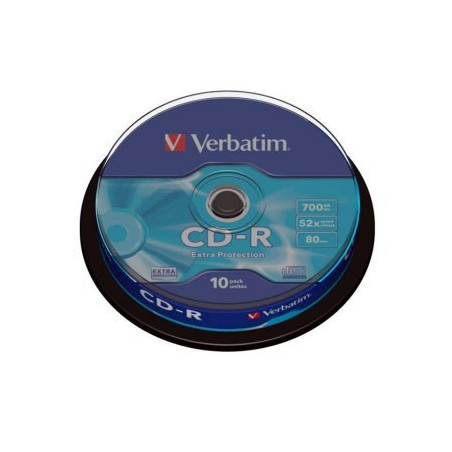 Verbatim CD-R 700 MB 52x – Campana 10 | DVDi.fr