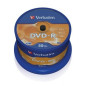 Verbatim DVD-R AZO 4,7GB 16X superficie plata mate tarrina 50
