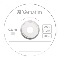 Verbatim CD-R 700MB 52X EXTRA PROTECTION SURFACE Cake 25