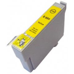 Cartucho de tinta compatible Epson T0804 Amarillo | DVDi.fr
