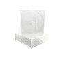 CD Slimcase for 1 disc, 5.2mm, transparent tray, Pack 10