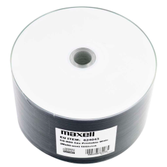 Maxell CD-R 80, inkjet White, Shrink 50