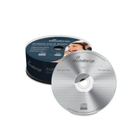 MediaRange Audio CD-R 700 Mo 12x – Spindle 25 | DVDi.fr