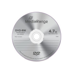 MediaRange DVD-RW 4.7 GB 4x – Spindle 10 | DVDi.fr