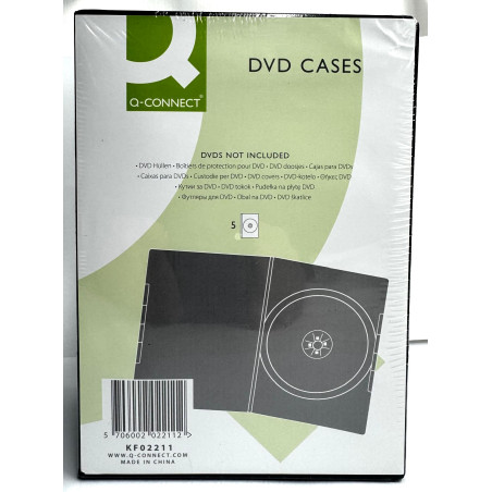 Pack 5 - Funda 14MM Negra para 1 Disco