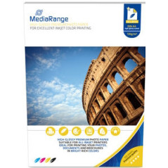 Papier photo MediaRange A4 brillant, 135 g – 100 feuilles