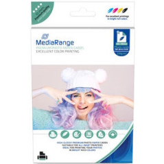 Papel fotográfico MediaRange 13 x 18 cm brillante, 220 g