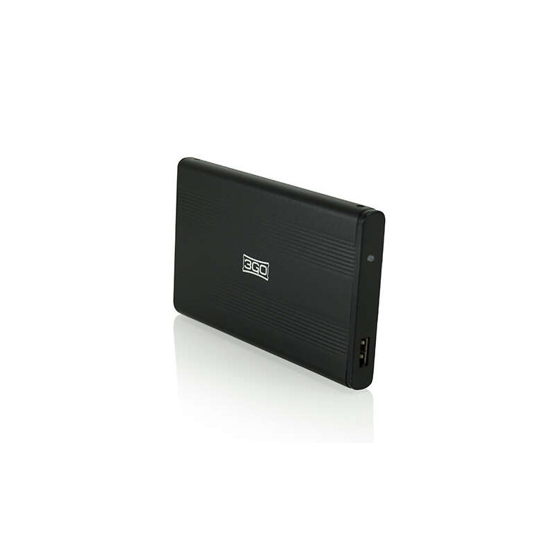 Boîtier externe pour disque dur 3 Go 2,5" SATA-USB - Couleur noire