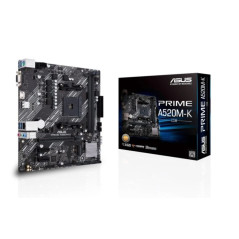 Asus Prime A520M-K Placa Base AMD AM4 2x DDR4 - HDMI, M.2, PCIe, 4x Sata III, USB 2.0, 3.2, RJ-45, VGA, Factor MicroATX