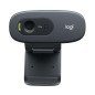 Logitech C270 Webcam HD 720p - 3Mpx - USB 2.0 - Microfono Integrado - Enfoque Fijo Logitech C270 Webcam HD 720p - 3Mpx - USB 2.0 - Microfono Integrado - Enfoque Fijo