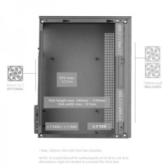 Boîtier gaming Mars Gaming MC-Core Mini Micro-ATX/Mini-ITX