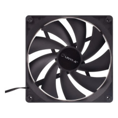 Unykach 140 mm fan, up to 1000 rpm, black | DVDi.fr