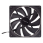 Unykach Ventilador 140mm - Velocidad Max. 1000rpm - Color Negro Unykach Ventilador 140mm - Velocidad Max. 1000rpm - Color Negro