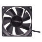 Unykach 80mm Fan - Max Speed 2000rpm - Black Color Unykach 80mm Fan - Max Speed 2000rpm - Black Color