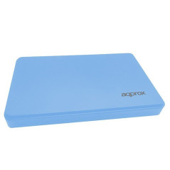 Boîtier externe pour disque dur Approx 2,5" SATA-USB 2.0 - Couleur bleue