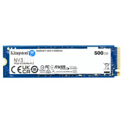 SSD Kingston NV3 M.2 2280 500 Go PCIe 4.0 NVMe | DVDi.fr