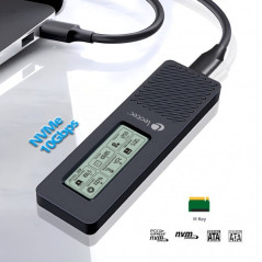 Boîtier externe Leotec pour SSD M.2 NVMe | DVDi.fr