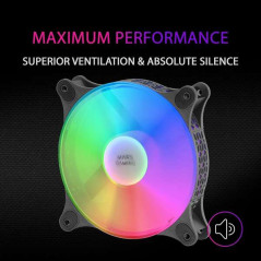 Mars Gaming FRGB Rainbow 360 kit of 2 fans | DVDi.fr