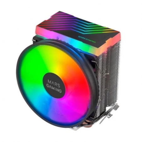 Ventilateur CPU double 110 mm Mars Gaming MCPU33 avec dissipateur thermique à 3 caloducs - Vel. Max. 1600 tr/min