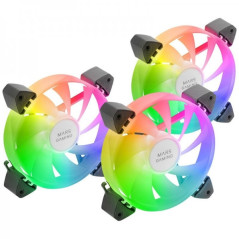 Mars Gaming MF-3A ARGB Fan Kit - 360 Frameless Lighting - ARGB Rainbow Effects