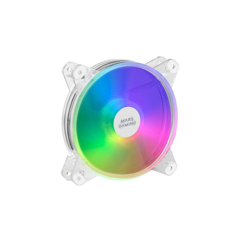 Mars Gaming Ventilador 120mm - Iluminacion RGB - Velocidad Max. 1100rpm