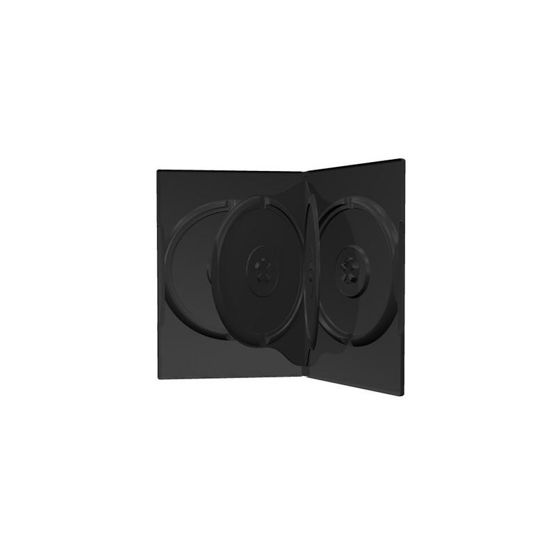 DVD Box 4 Discos 14mm black MediaRange