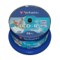 CD-R 52x FF Printable Verbatim AZO NON-ID Cake 50 pcs