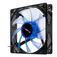 Ventilador Unykach 120 mm con LED azul, hasta 1200 rpm
