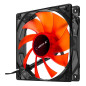 Ventilateur Unykach 120 mm avec LED rouge - Vitesse maximale 1200 tr/min