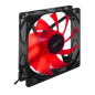 Unykach 120mm Fan with Red LED - Max Speed ​​1200rpm