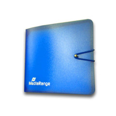 CD/DVD wallet for 12 discs, blue | DVDi.fr