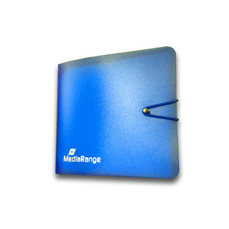 CD/DVD wallet for 12 discs, blue | DVDi.fr
