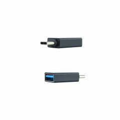 Adaptador USB-C macho para USB-A 3.1 fêmea, alumínio