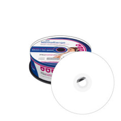 MediaRange Audio CD-R 700 Mo 12x imprimable – Spindle 25