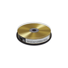 CD-R Prof. Line 52x 700 Mo MediaRange True Gold, 10 unités