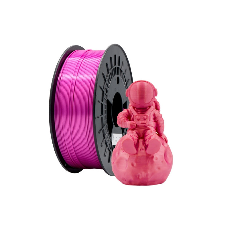 Filamento 3D PLA SILK - Diametro 1.75mm - Bobina 1kg - Color Rosa