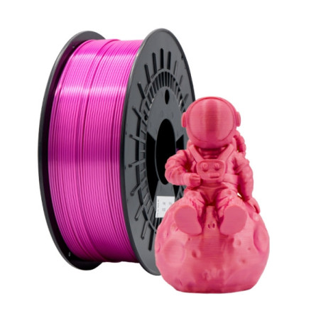 Filamento 3D PLA SILK - Diametro 1.75mm - Bobina 1kg - Cor Rosa