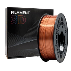 Filamento 3D PLA SILK - Diametro 1.75mm - Bobina 1kg - Color Cobre