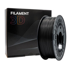 Filamento 3D PLA TOUGH - Diametro 1.75mm - Bobina 1kg - Color Negro