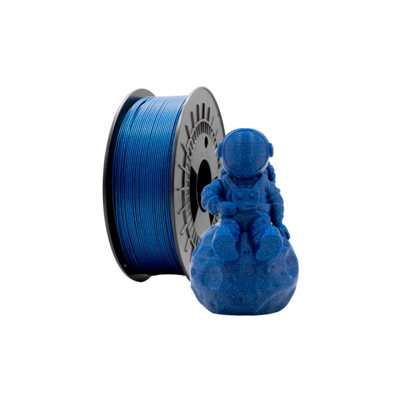 Filamento 3D PLA GLITTER - Diametro 1.75mm - Bobina 1kg - Color Azul