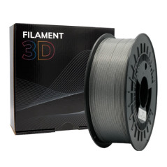 Filamento 3D PLA GLITTER - Diametro 1.75mm - Bobina 1kg - Color Plata