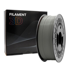 Filamento 3D PLA MATE - Diametro 1.75mm - Bobina 1kg - Cor Cinza Escuro