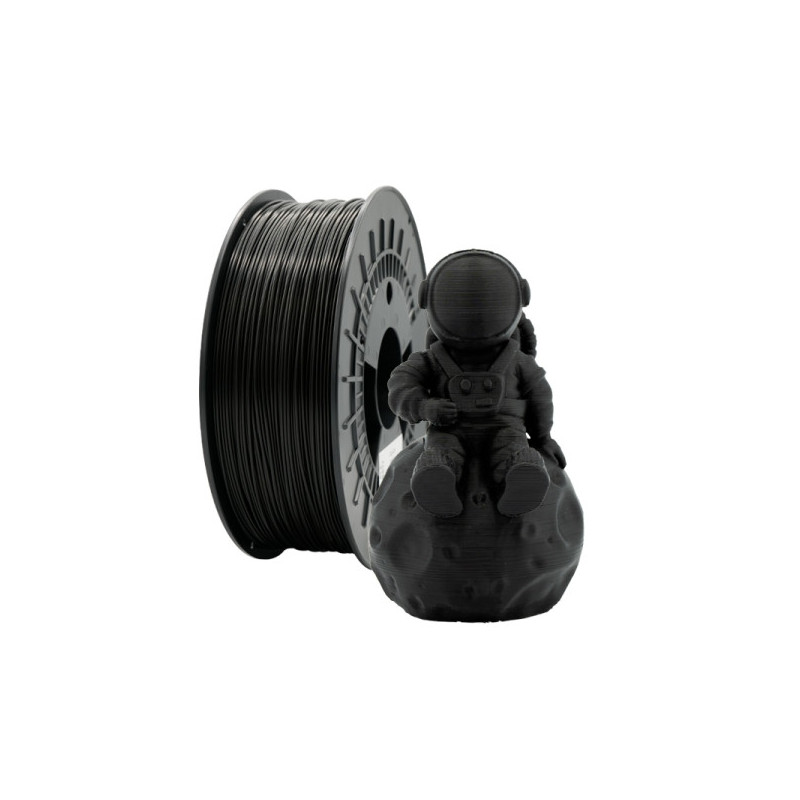 Filamento 3D PLA MATE - Diametro 1.75mm - Bobina 1kg - Color Negro