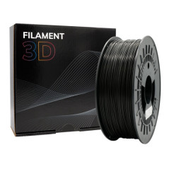 Filamento 3D PLA MATE - Diametro 1.75mm - Bobina 1kg - Color Negro